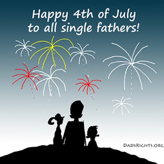 4th of july single father dad