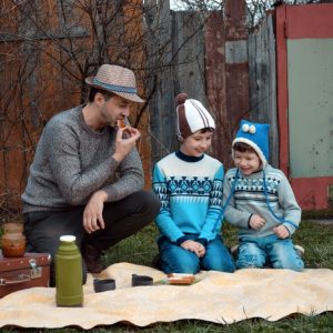 nurturing sons dads boys picnic