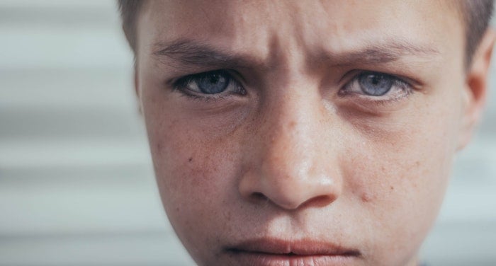 boy is upset his dad was falsely accused of child abuse